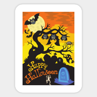 Happy halloween day 2020 Sticker